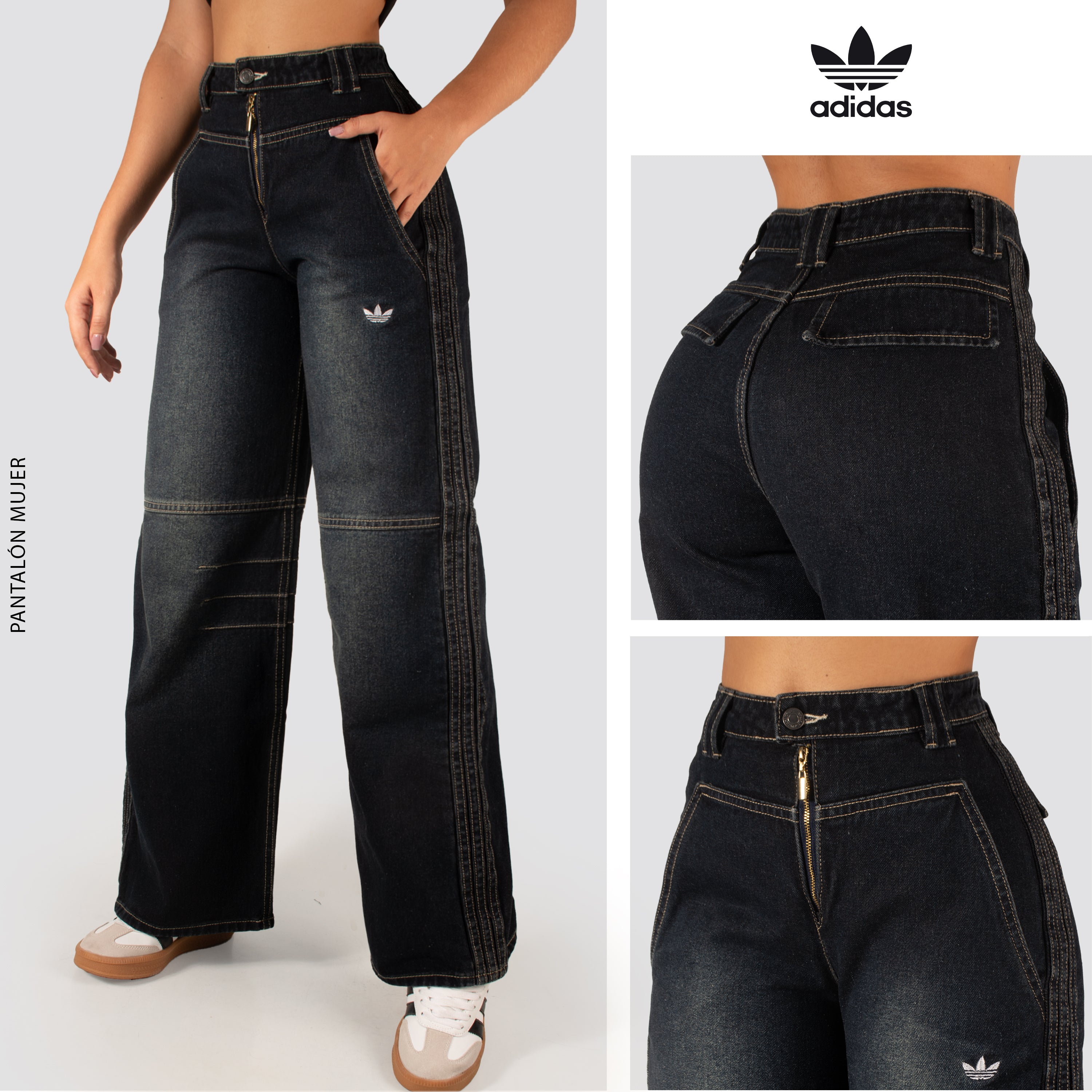 Jeans Mujer Tiro Alto